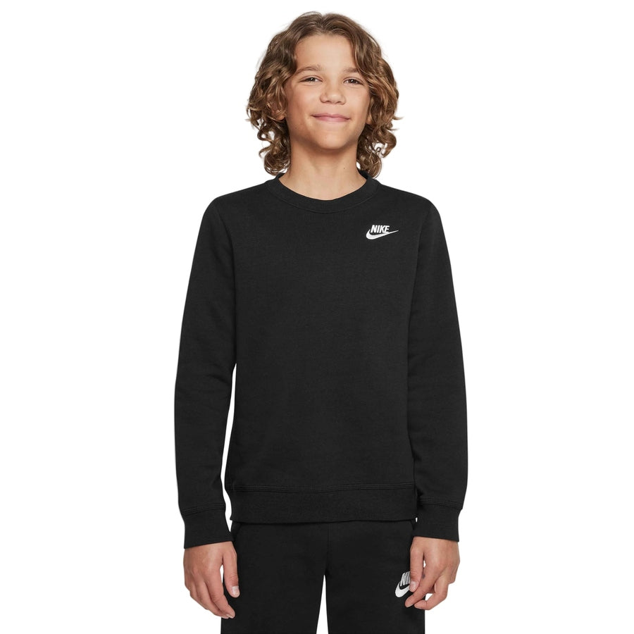 Sweat-shirt à col rond en molleton Nike Sportswear Club pour garçon