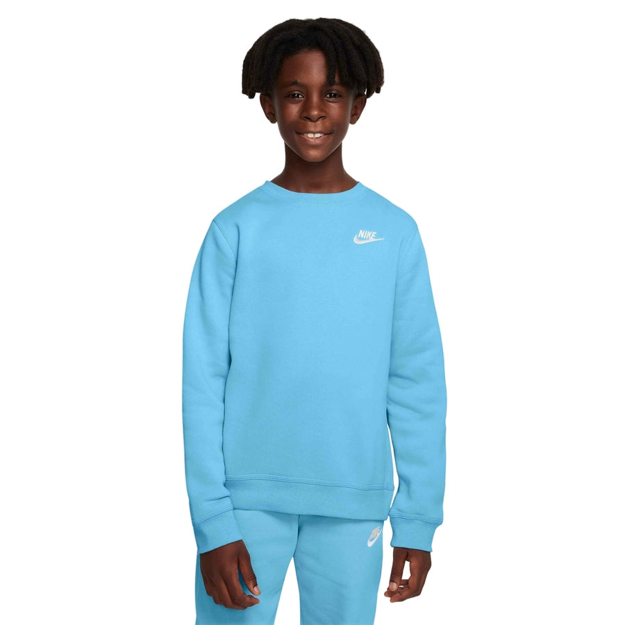 Sweat-shirt à col rond Nike Sportswear Club Fleece pour garçon