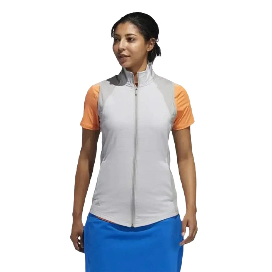 Adidas Ladies Full Zip Vest - Grey | Free Shipping Nationwide on Adidas Ladies Full Zip Vest - Grey | Free Shipping Nationwide on
