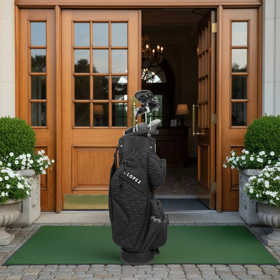 Nancy Lopez Signature 19-Piece Cart Bag Package Set - Coal Black