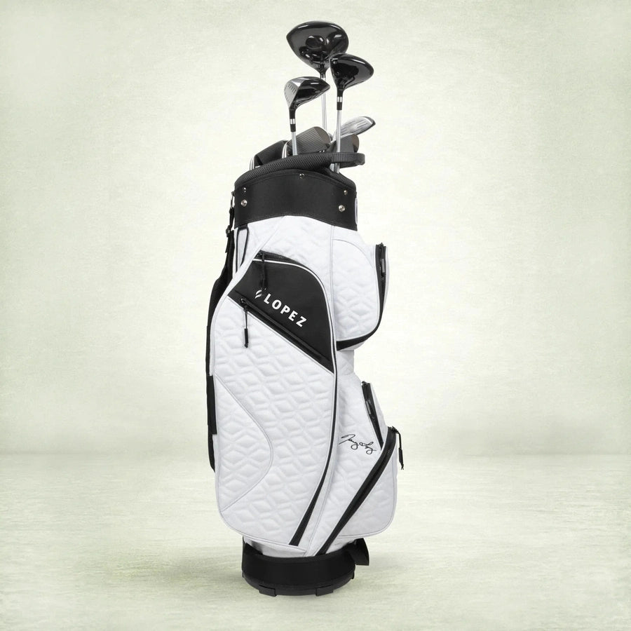 Nancy Lopez Signature 19-Piece Cart Bag Package Set - White