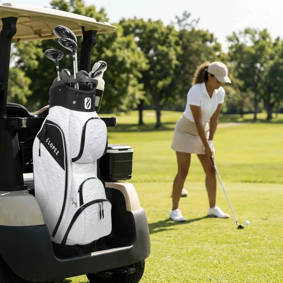 Nancy Lopez Signature 19-Piece Cart Bag Package Set - White