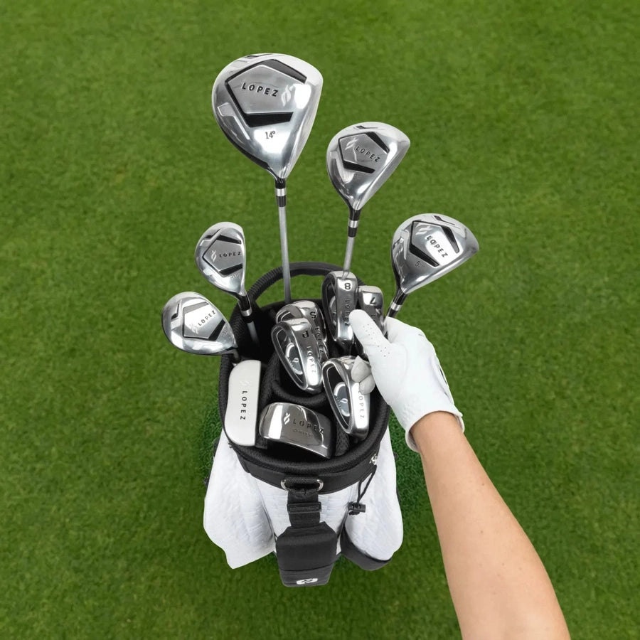 Nancy Lopez Signature 19-Piece Cart Bag Package Set - White