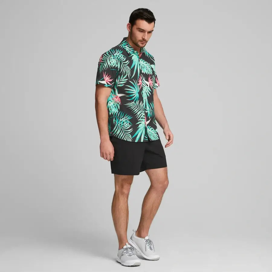 Puma X PTC Paradise Button Down Golf Shirt APP SPECIAL