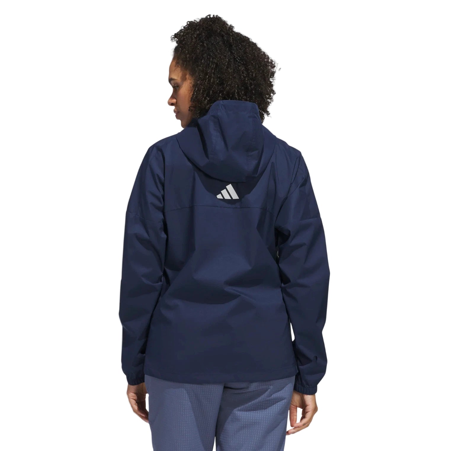 Adidas Ladies 2025 Provisional Rain Jacket - Navy