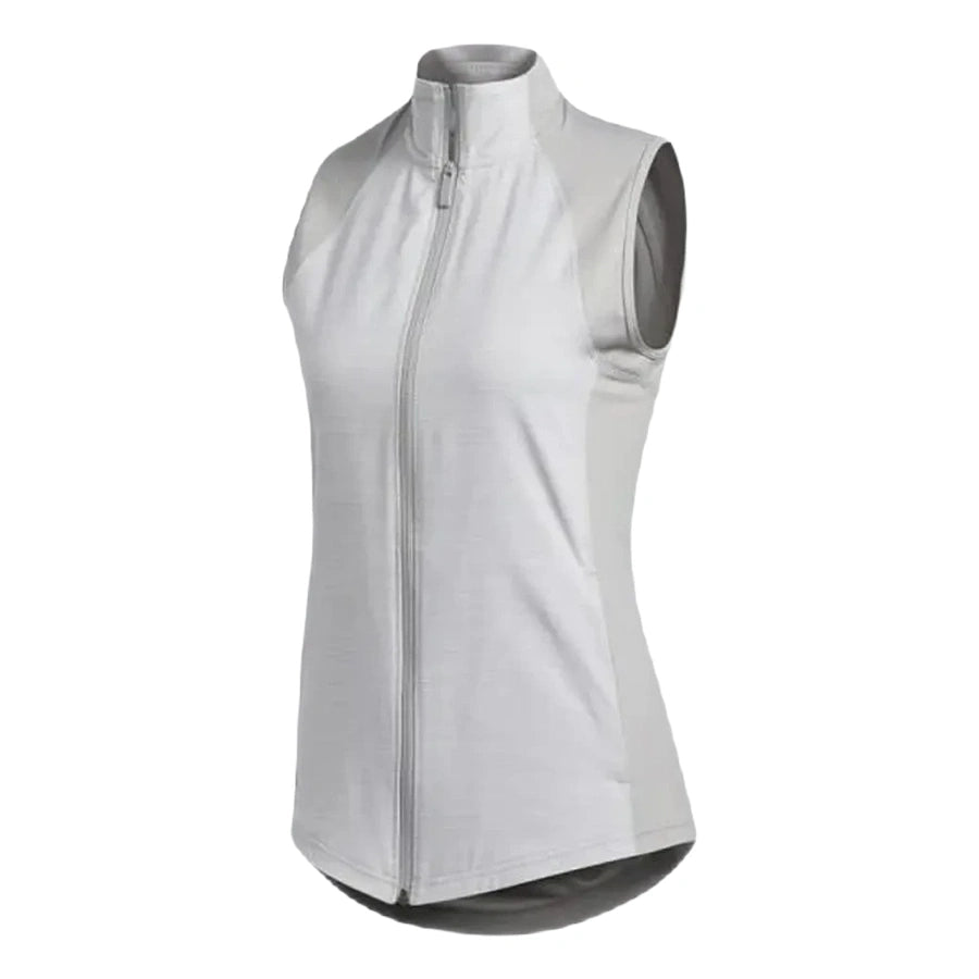 Adidas Ladies Full Zip Vest - Grey