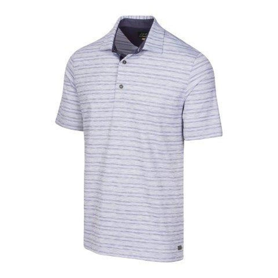 Polo de golf imprimé homme Greg Norman - bleu marine chiné