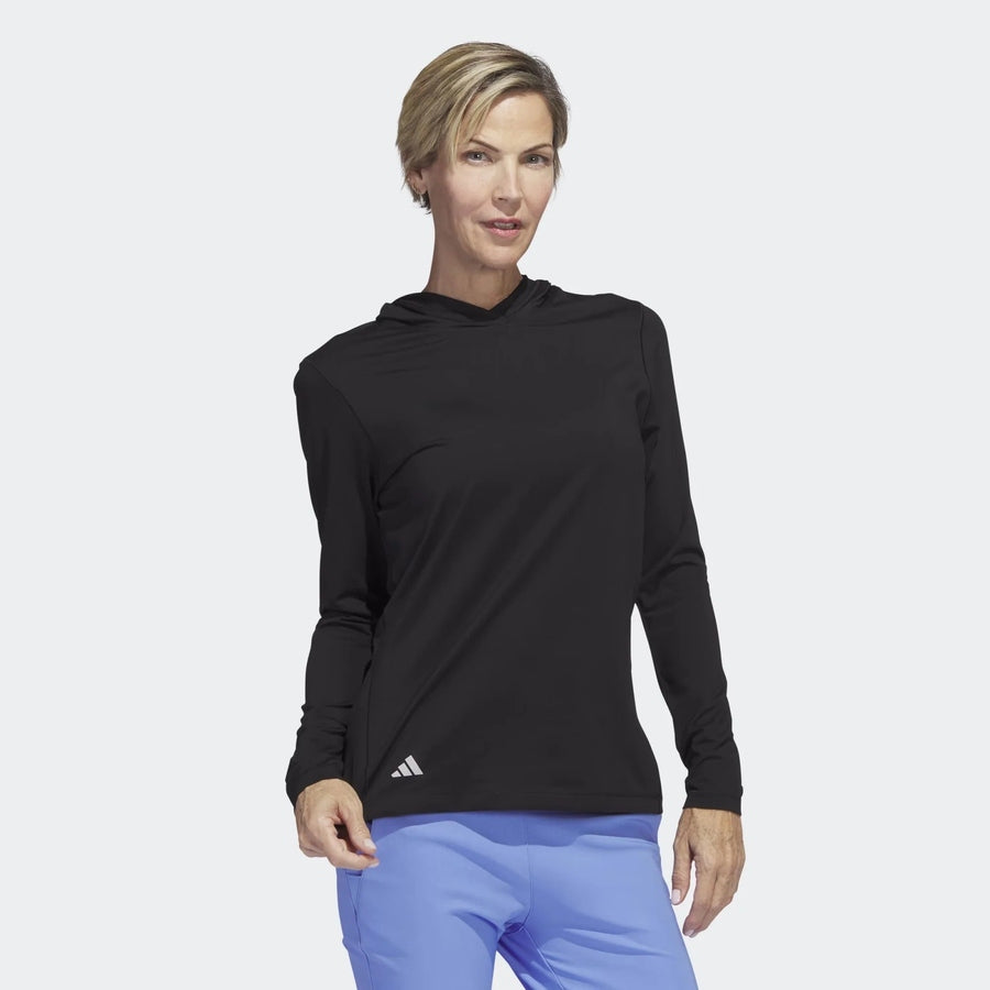 Adidas Ladies Performance Golf Hoodie - Black