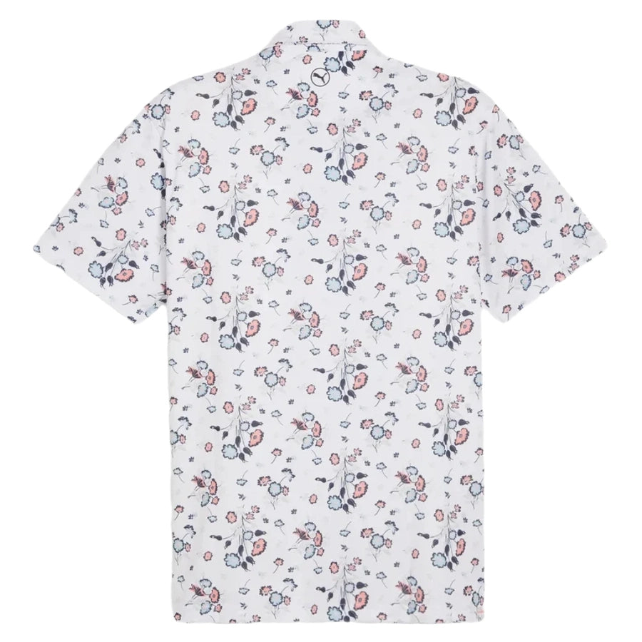 Puma Pique Heirloom Golf Polo - White