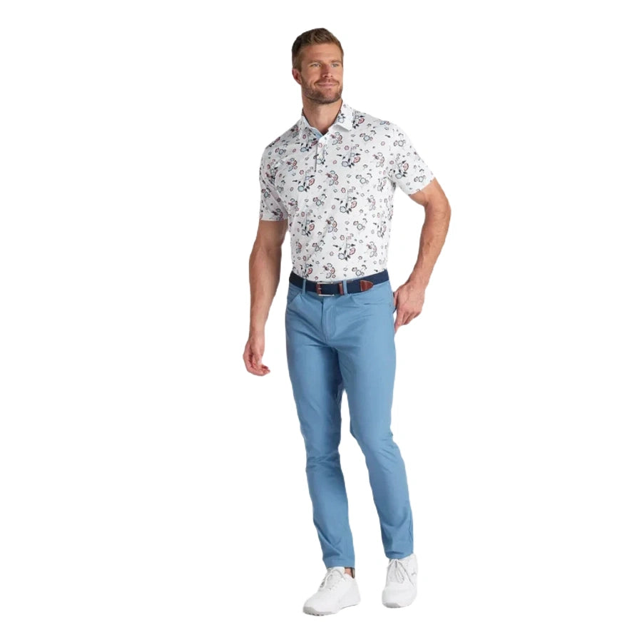 Puma Pique Heirloom Golf Polo - White