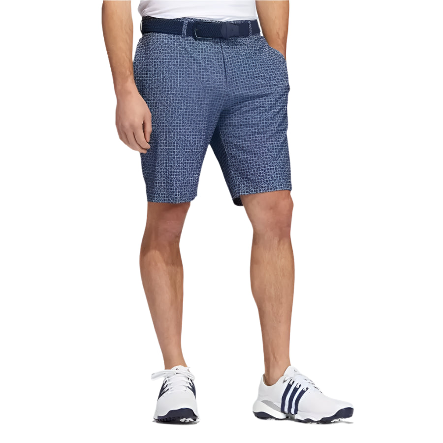 Adidas Abstract-Print Shorts - Blue