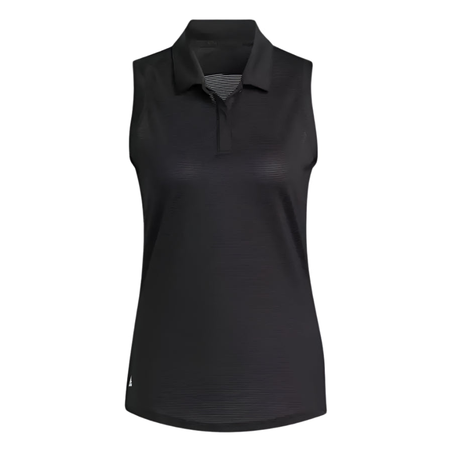 Adidas Sleeveless Polo Shirt Black