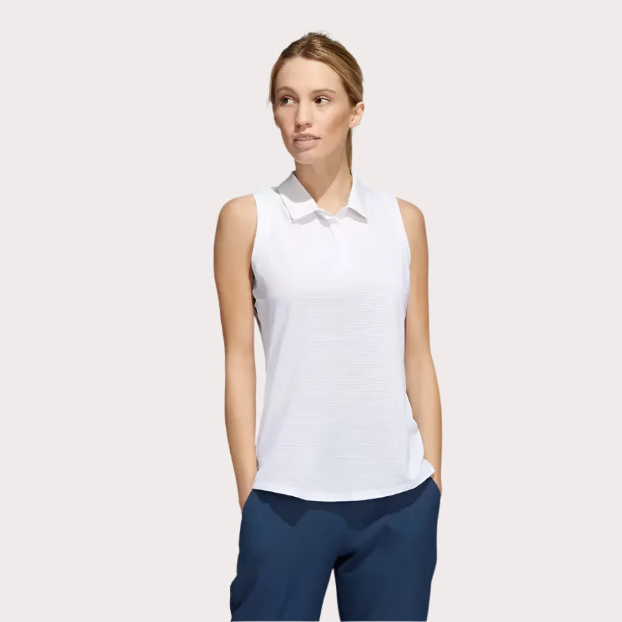 Ladies white sleeveless store top