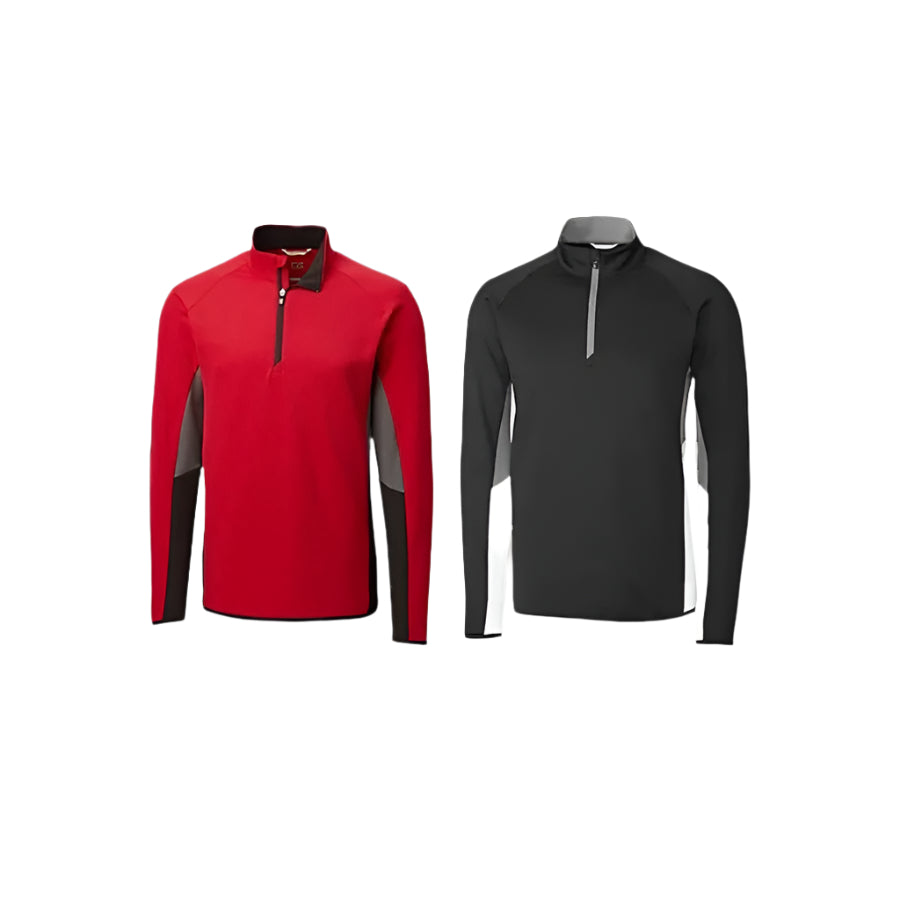 Cutter & Buck Traverse Colorblock Zip Pullover
