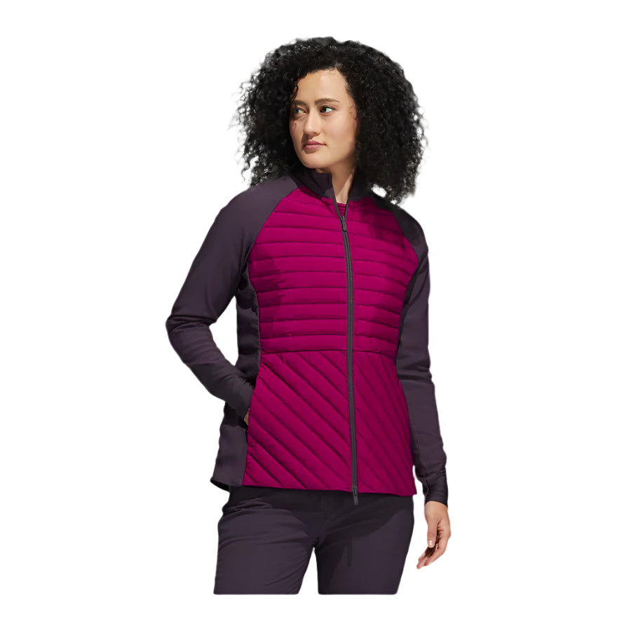 Adidas Ladies Frostguard Jacket - Power Berry