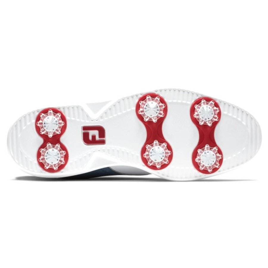 FootJoy Ladies Traditions Golf Shoes - White/Blue