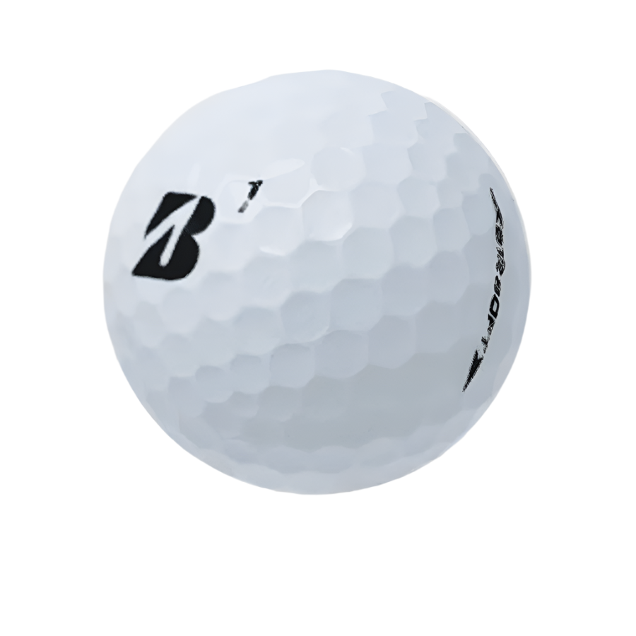 36 Bridgestone E12 Mix White Golf Balls - Recycled 5A/4A
