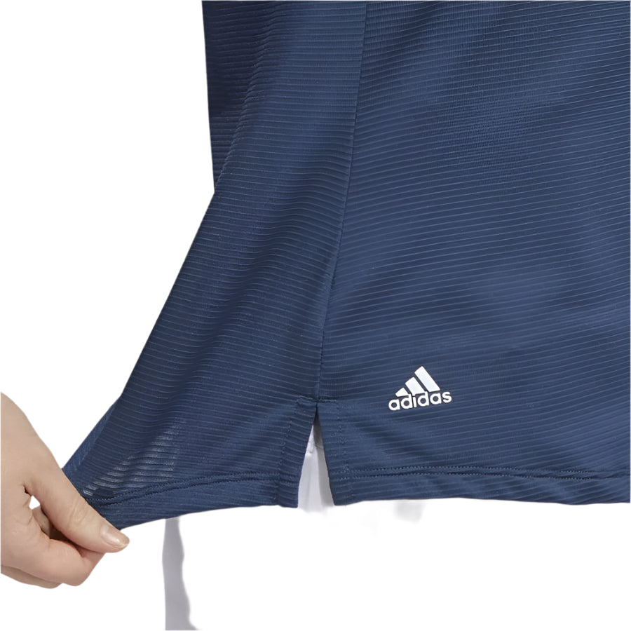 Adidas Ladies Sleeveless Polo Shirt Navy