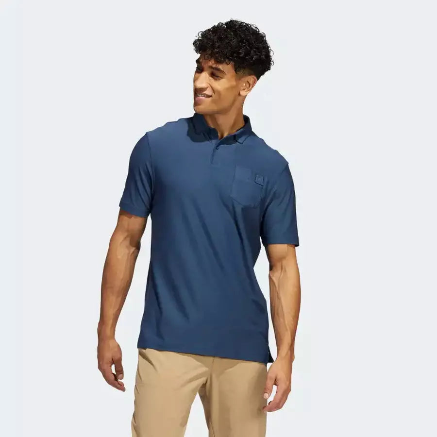 Adidas Men's Polo Shirt - Navy - L