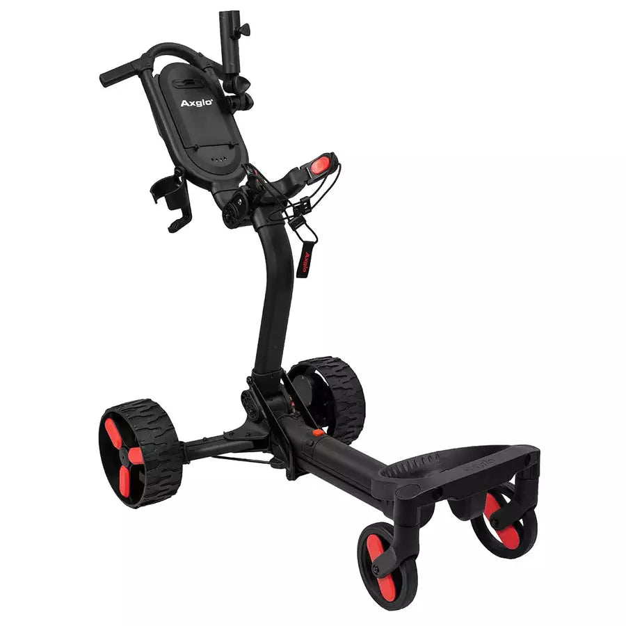 Chariot de golf électrique Axglo E3 avec sac de rangement offert - Noir