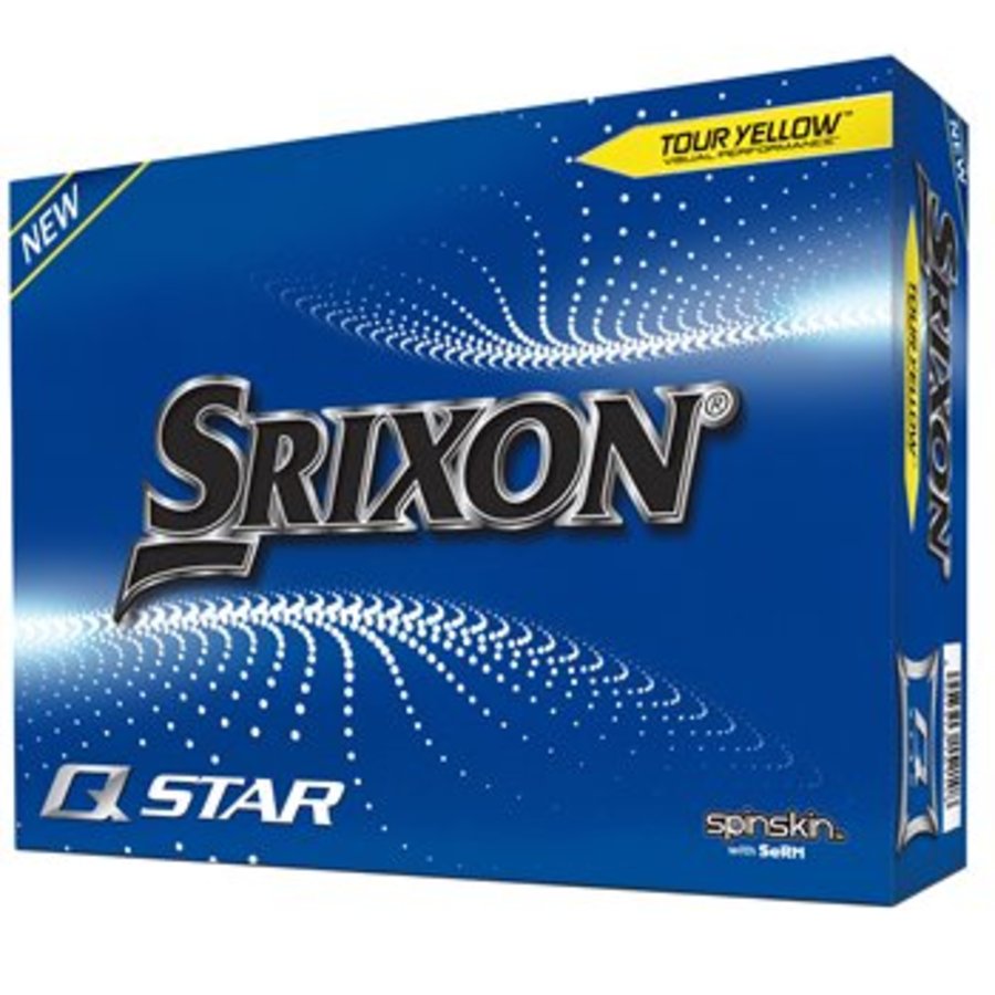 36 Srixon Q-Star Yellow Golf Balls