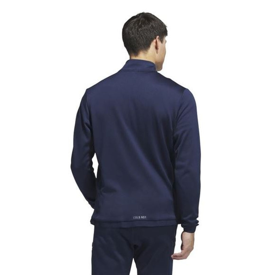 Adidas Men's Golf DWR Quarter-Zip Pullover - Navy