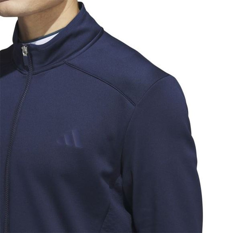 Adidas Men's Golf DWR Quarter-Zip Pullover - Navy