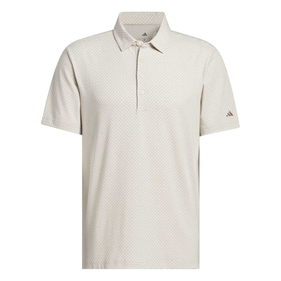 Polo Adidas Ultimate365+ Go-To imprimé - beige