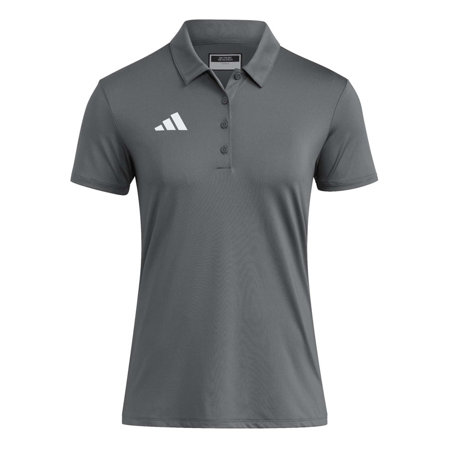 Adidas Ladies Ultimate365 Solid Polo Shirt - Gray