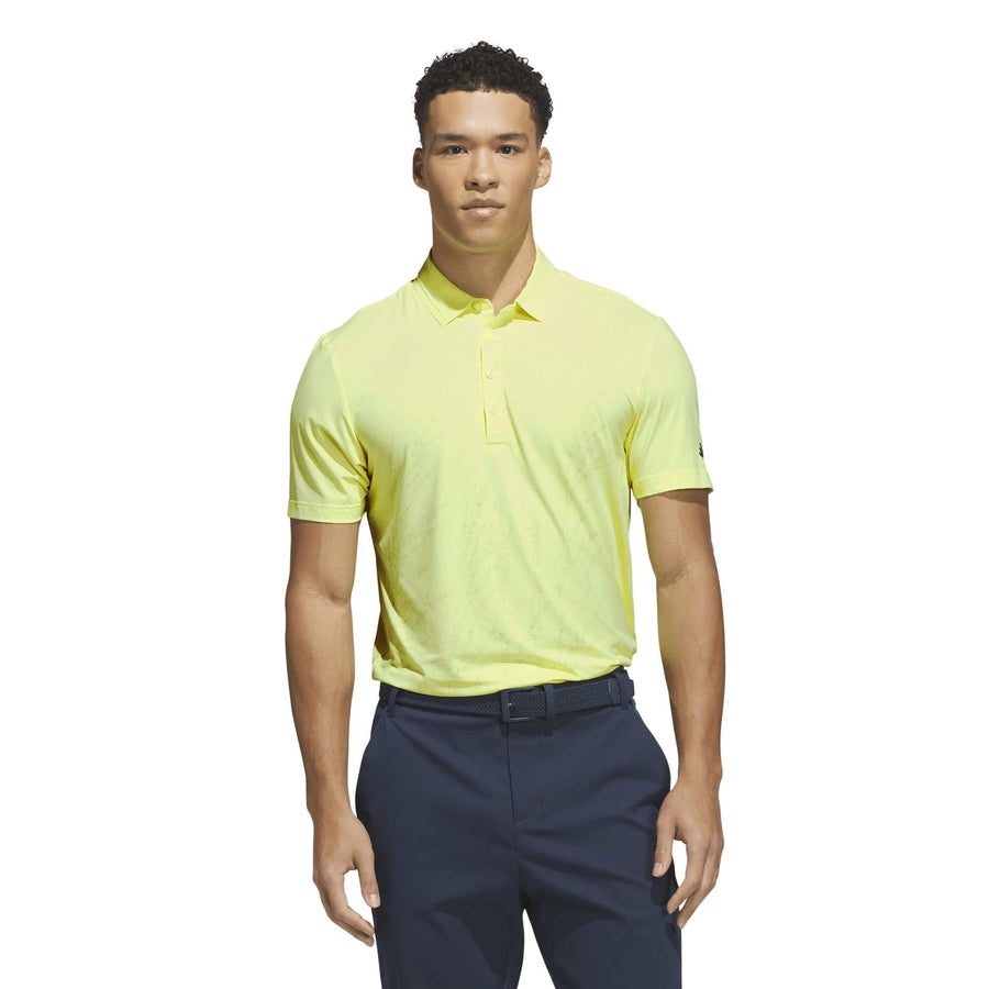Adidas Ultimate365 Tour Cool Feeling Fescue Golf Polo - Yellow