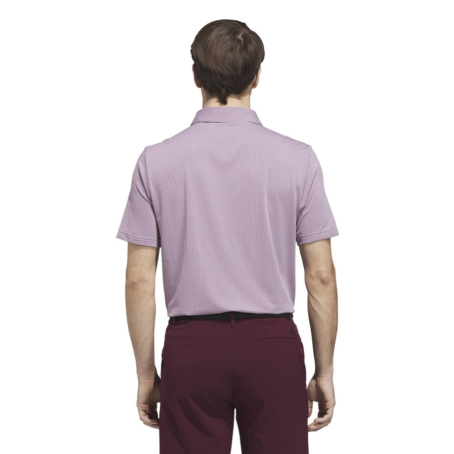 Adidas Performance Textured Polo Shirt - Purple