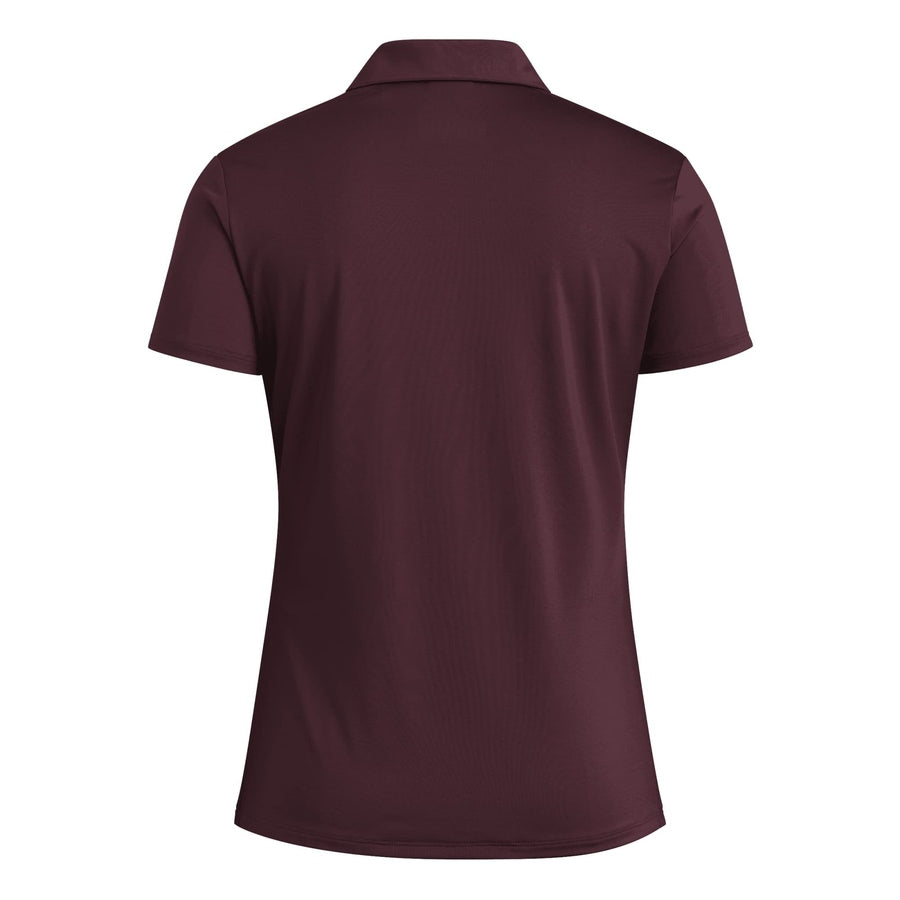 Adidas Ladies Ultimate365 Solid Polo Shirt - Red