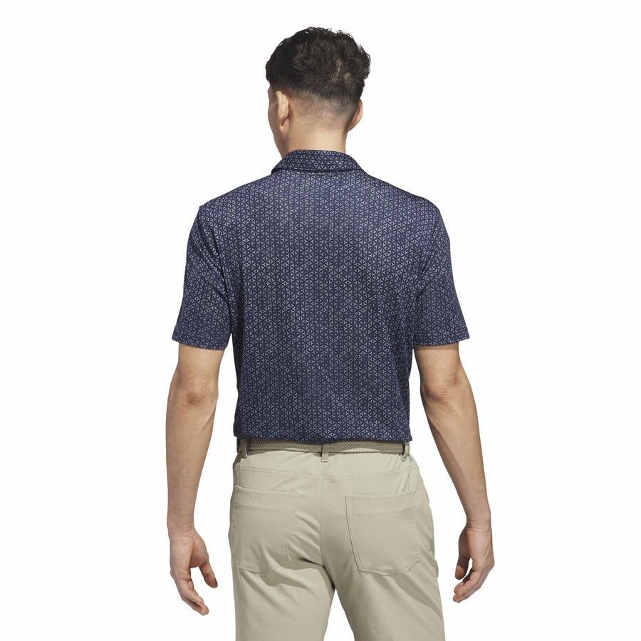 Adidas Ultimate365 Mesh Tango Print Climacool Polo Shirt - Navy