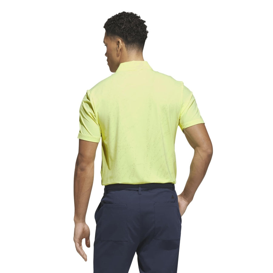 Adidas Ultimate365 Tour Cool Feeling Fescue Golf Polo - Yellow