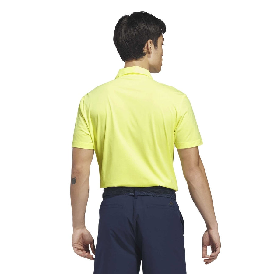 Polo de golf Adidas Ultimate365 Twistknit Tour - jaune