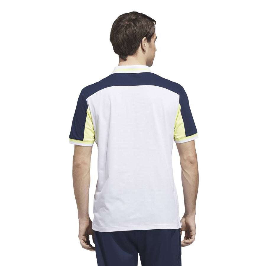 Adidas Beyond The Course Vent Twistknit Polo Shirt - White