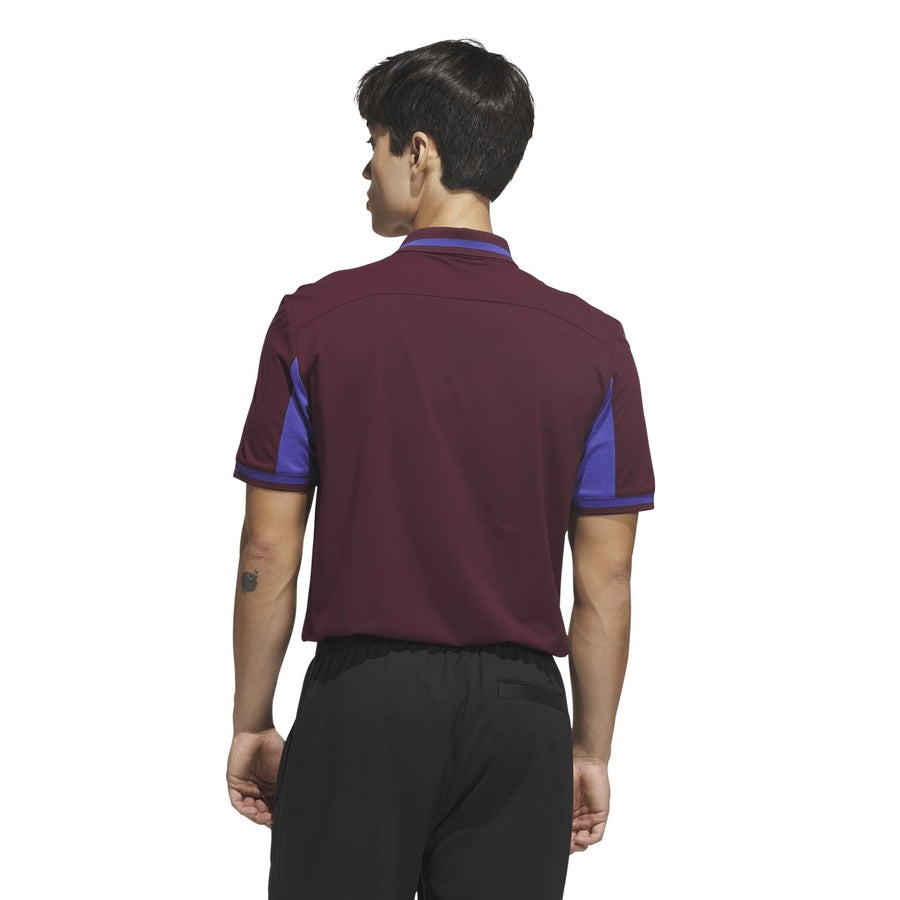 Polo Adidas Beyond The Course Vent Twistknit - rouge
