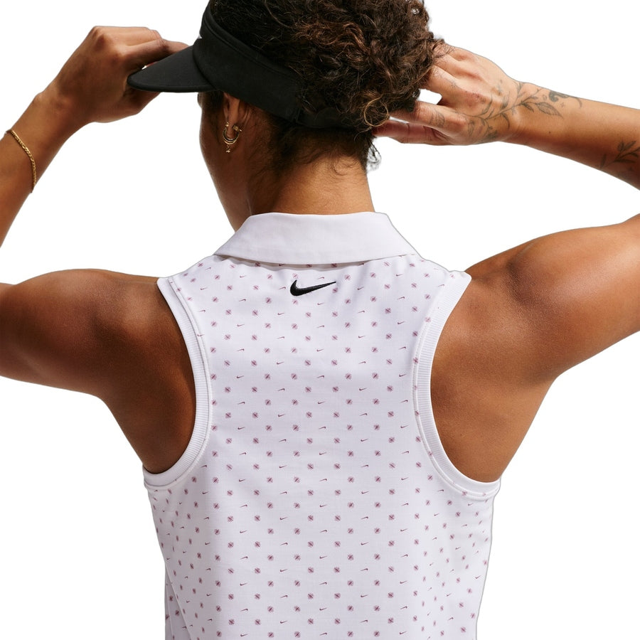 Nike Ladies Victory Dri-FIT Sleeveless Printed Golf Polo - Course/Event Logo