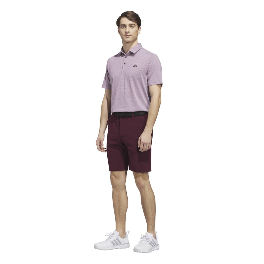 Adidas Performance Textured Polo Shirt - Purple