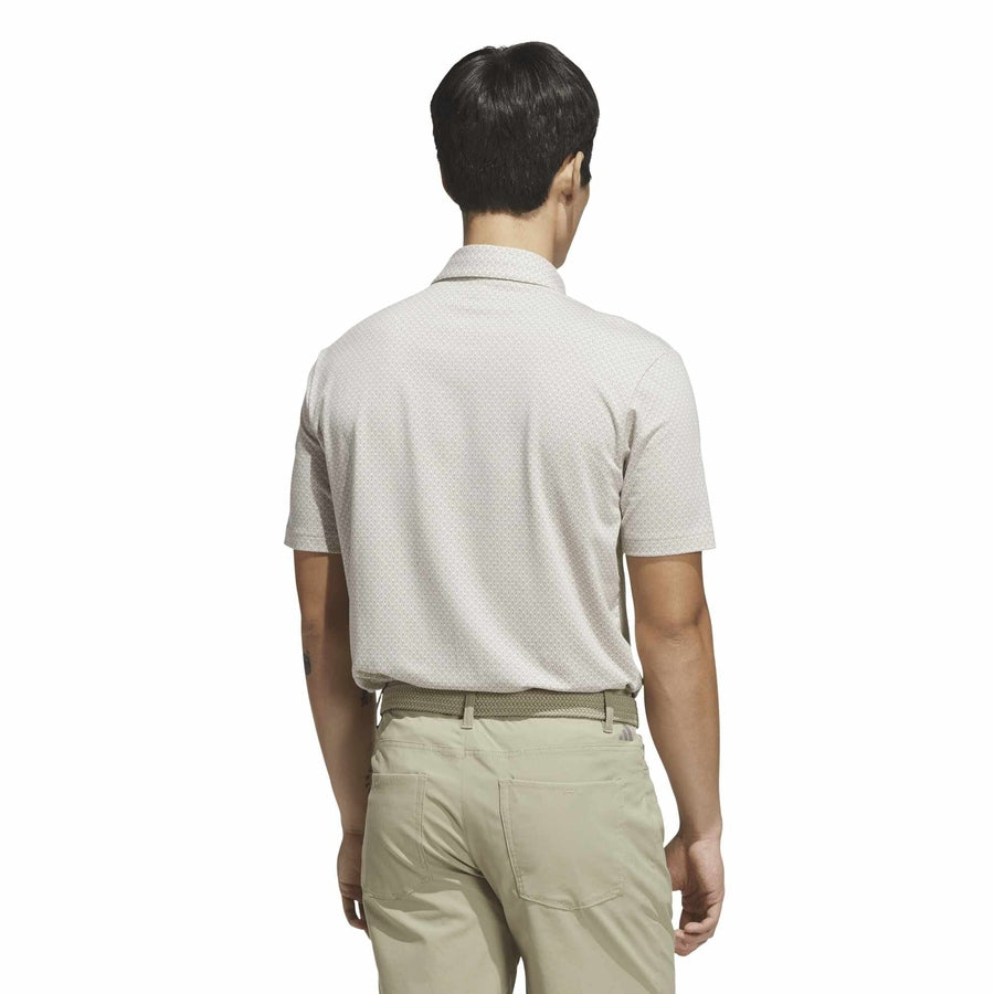 Polo Adidas Ultimate365+ Go-To imprimé - beige