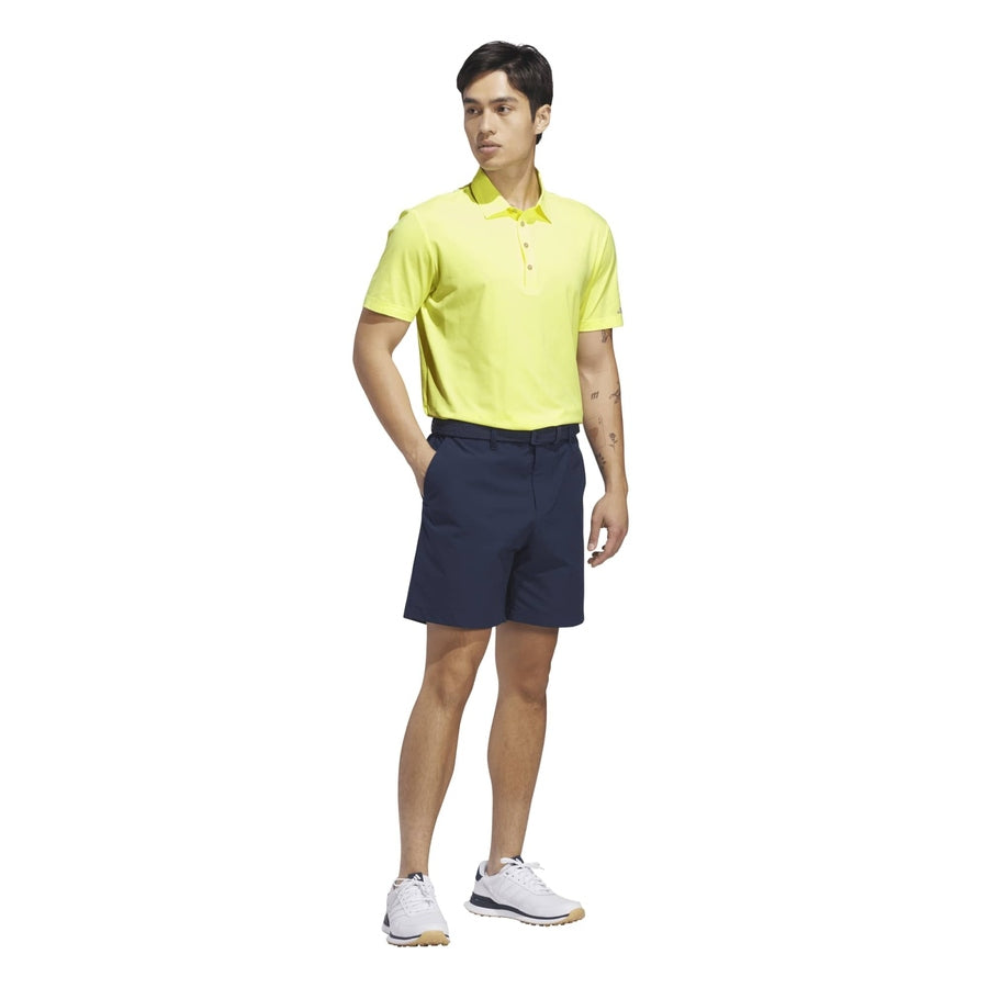 Polo de golf Adidas Ultimate365 Twistknit Tour - jaune