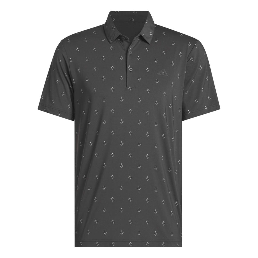 Polo Adidas Ultimate365 Essence Print Climacool - Noir
