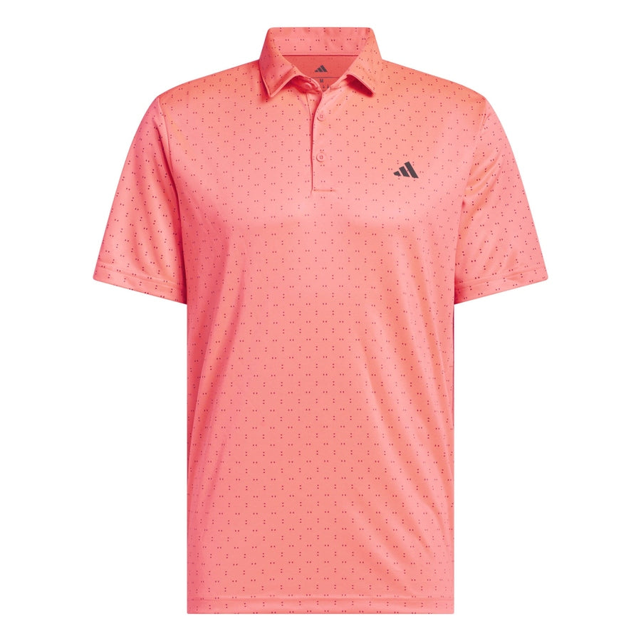 Polo Adidas Performance à imprimé texturé - orange