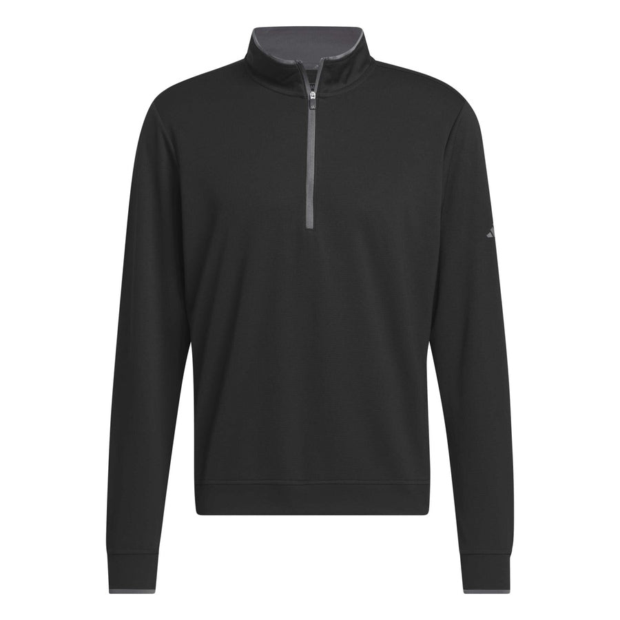 Haut léger Adidas à demi-zip - noir