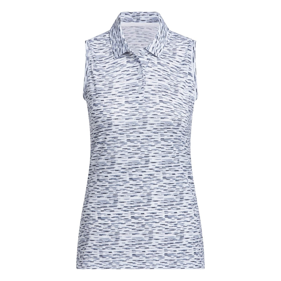 Polo imprimé en maille Climacool Ultimate365 Adidas pour femme - bleu