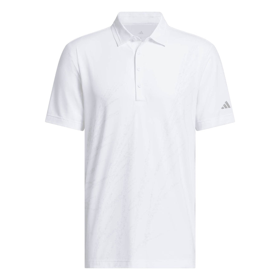 Adidas Ultimate365 Tour Cool Feeling Fescue Golf Polo - White