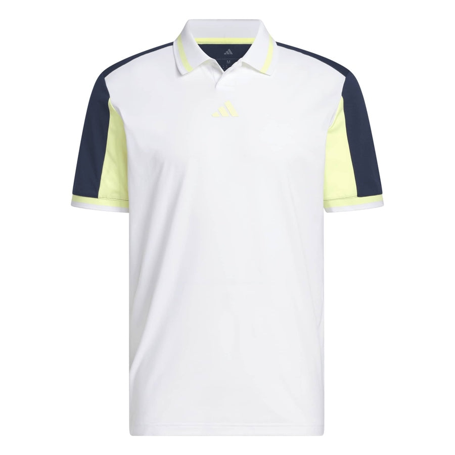 Adidas Beyond The Course Vent Twistknit Polo Shirt - White