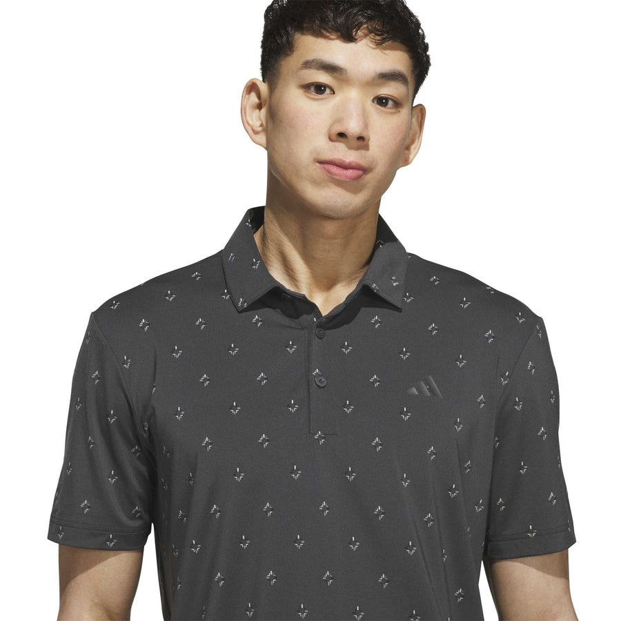 Polo Adidas Ultimate365 Essence Print Climacool - Noir