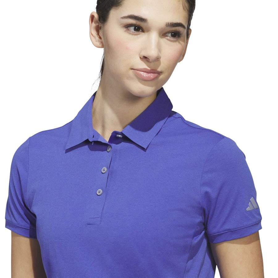 Adidas Ladies Ultimate365 Tour Twistknit Polo Shirt - Blue