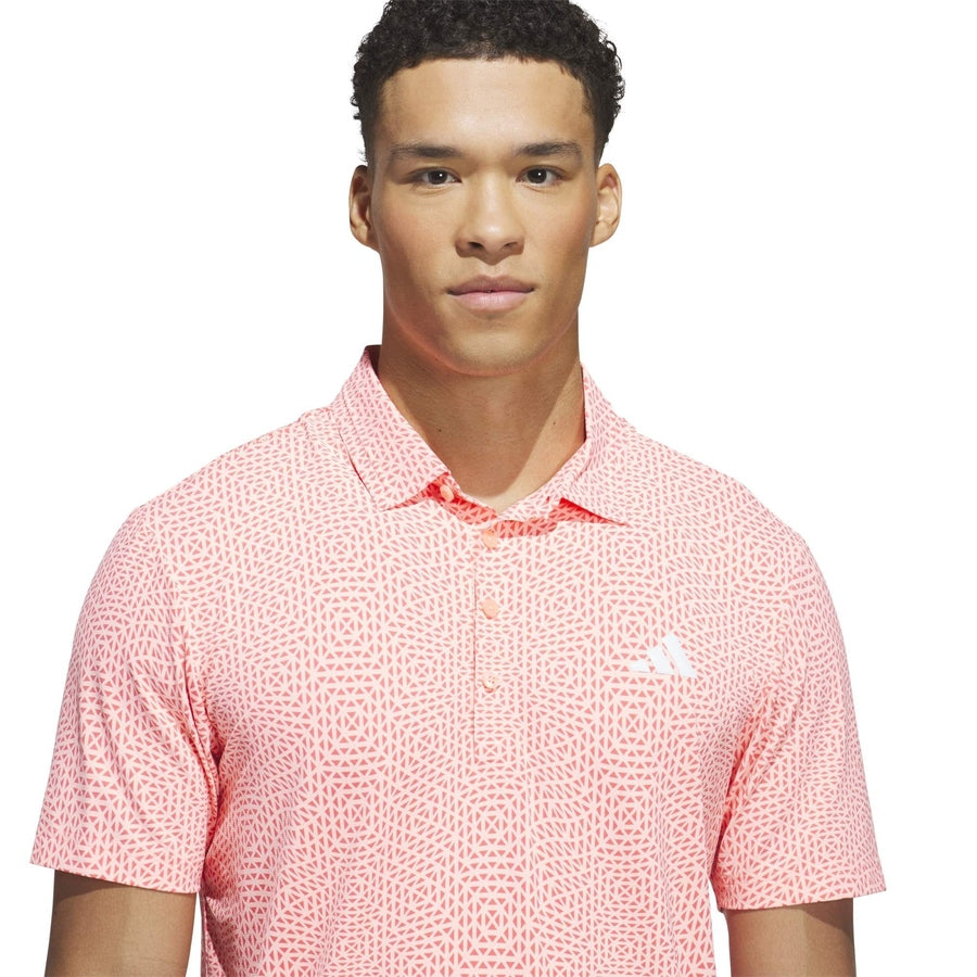 Adidas Ultimate365 Tour Cool Feeling Deco Polo Shirt - Pink